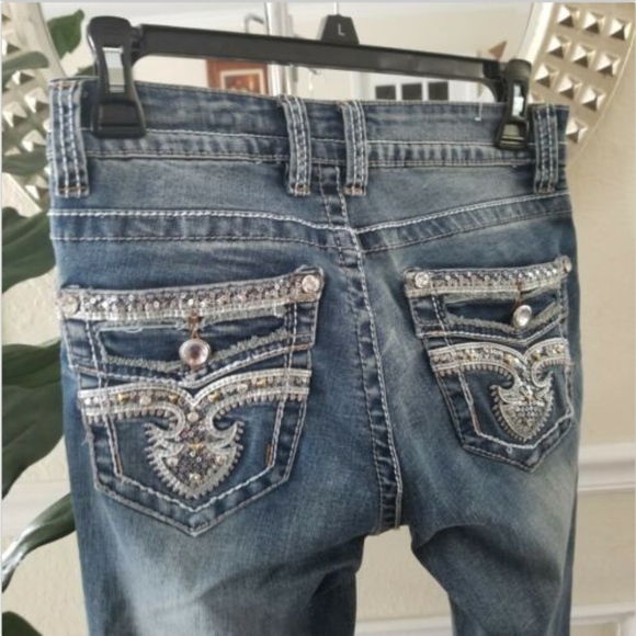 ladies bling jeans
